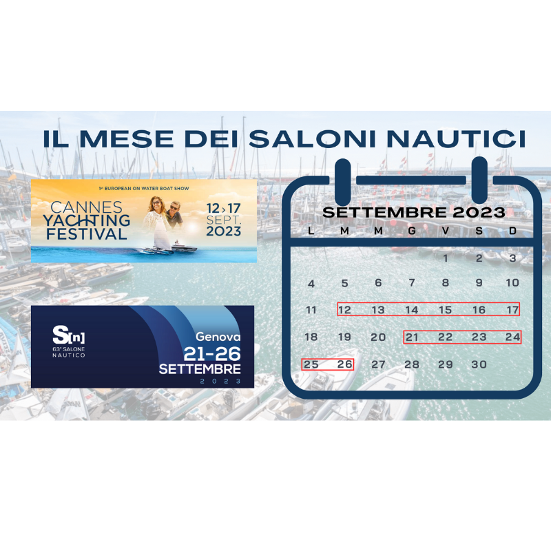 SETTEMBRE, IL MESE DEI SALONI NAUTICI